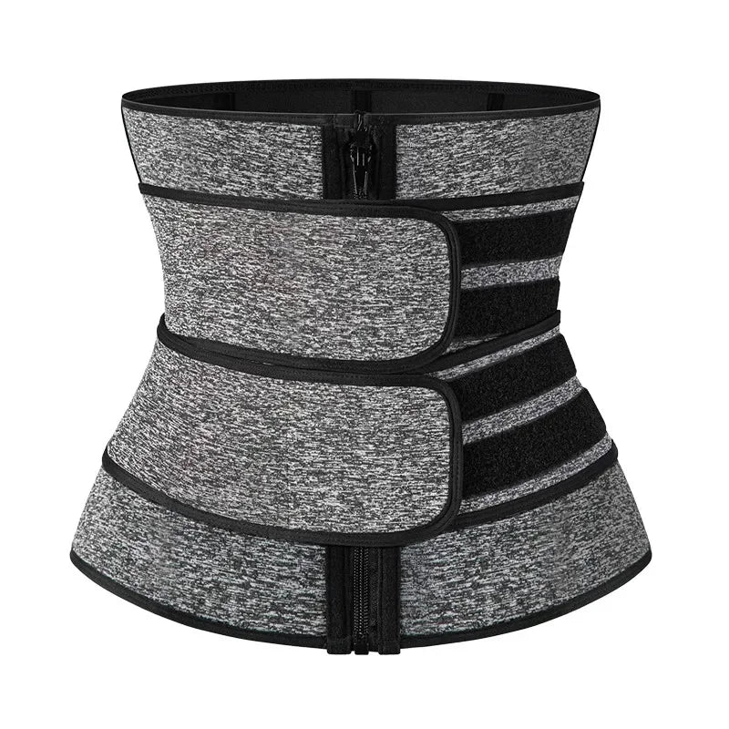 Qtree Women Waist Trainer Sauna Sweat Cincher Workout Trimmer Belt Weight Loss Girdle Body Shaper Compression Slimming Corset