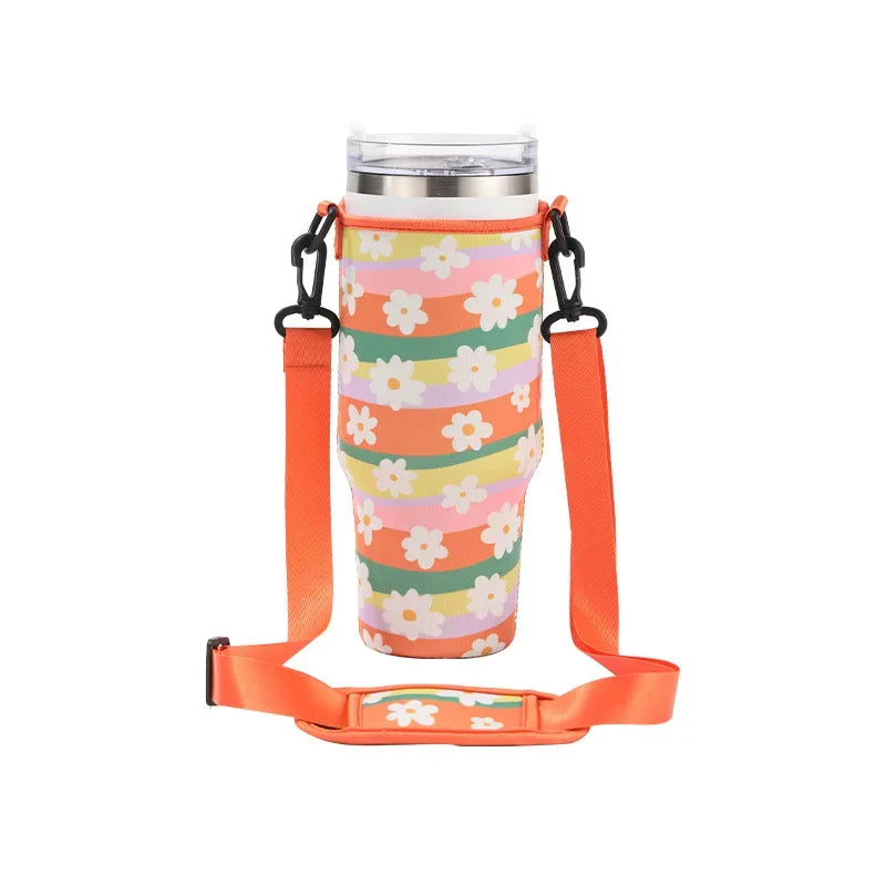 New 30oz/40oz Ice Brave Cup Set Water Cup Set Diving Material Cup Oblique Straddle Bag for Stanley Pattern Handle Water Bottle