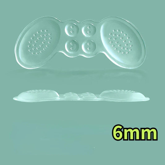 2Pair Silicone Heel Stickers Heels Grips Anti Slip Heel Cushions Non-Slip Relieve Pain Inserts Pads Foot Heel Care Protector