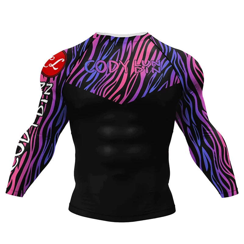 MMA Rashguard  Jiu Jitsu T-shirt Set Muay Thai Shorts +Pants Sportsuits Men Tracksuit Boxing Jersey Mujer Compression Clothing