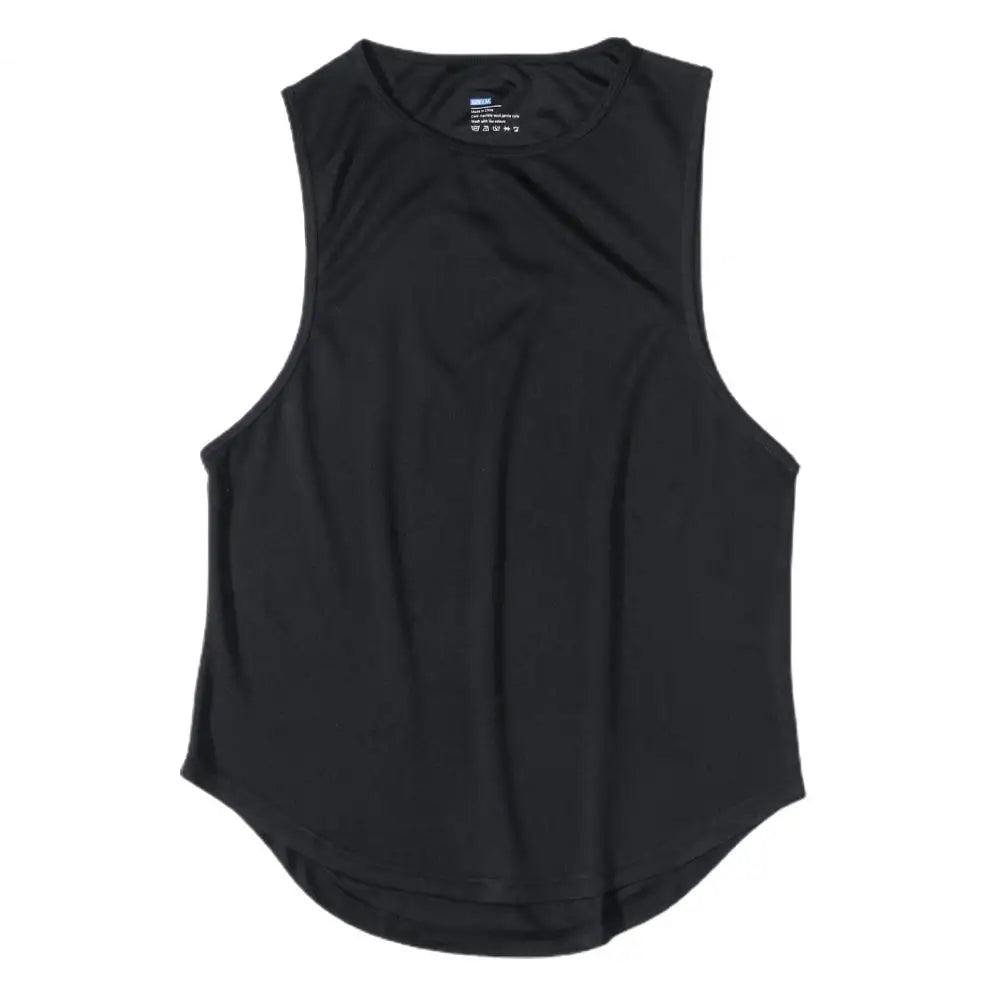 Men Sport Gym Workout Fitness Tank Tops Weight Loss Singlets Vest Male Shirt Tops Breathable Male Solid Running Sport Vest Shirt