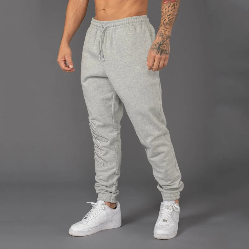 Men's Sweatpants American Style Sports Fitness Cotton Embroidery Casual Pants Jogger Gym Running Training Pants Sports Pants man