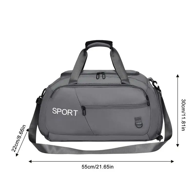 Gym Bag Travel Bag Sports Tote Gym Bag Sports Duffle Bag With Multiple Pockets Waterproof For Outdoor Activities Water Bottles