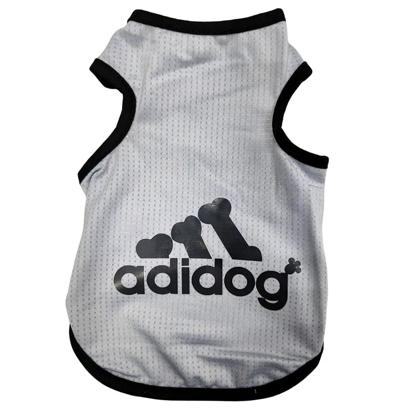 Summer Clothes for Small Dogs Adidog Breathable Mesh T-shirt for Medium Dogs Pet Supplies Puppy Cat Clothing Chihuahua Costume