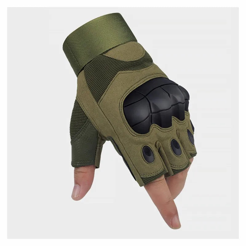 Tactical Gloves Outdoor Training Racing Locomotive Cycling Accessories Men Woman Shooting Gym Mountaineering Fingerless Gloves