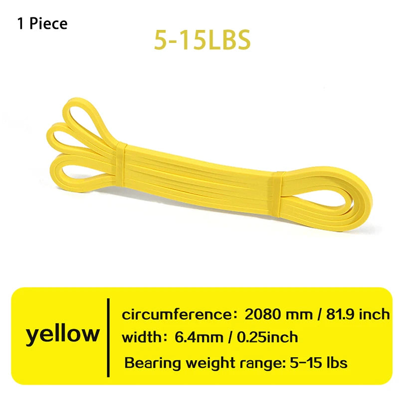 Resistance Band 20Cm Long Exercise Bands for Sports Pull Up Yoga Stretch Expander Loop Fitness Tape Training Elastic Rubber Gum