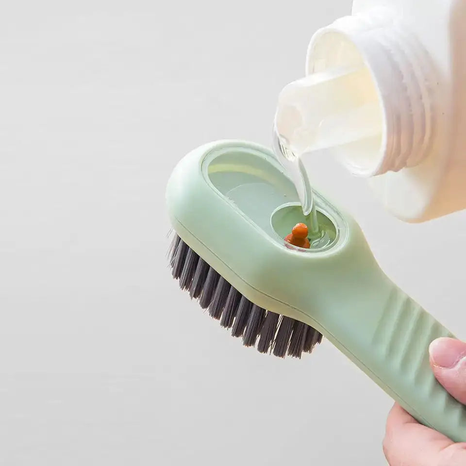 Fashion Multifunction Shoe Brush Soft Bristled Liquid Filled Up Wash Shoe Cleaning House Accessories Clean Kitchen Tools