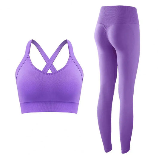 Seamless Yoga Suit Women Sports Bra High Waist Leggings Shorts Outfit Gym Set Fitness Workout Clothes Sportswear