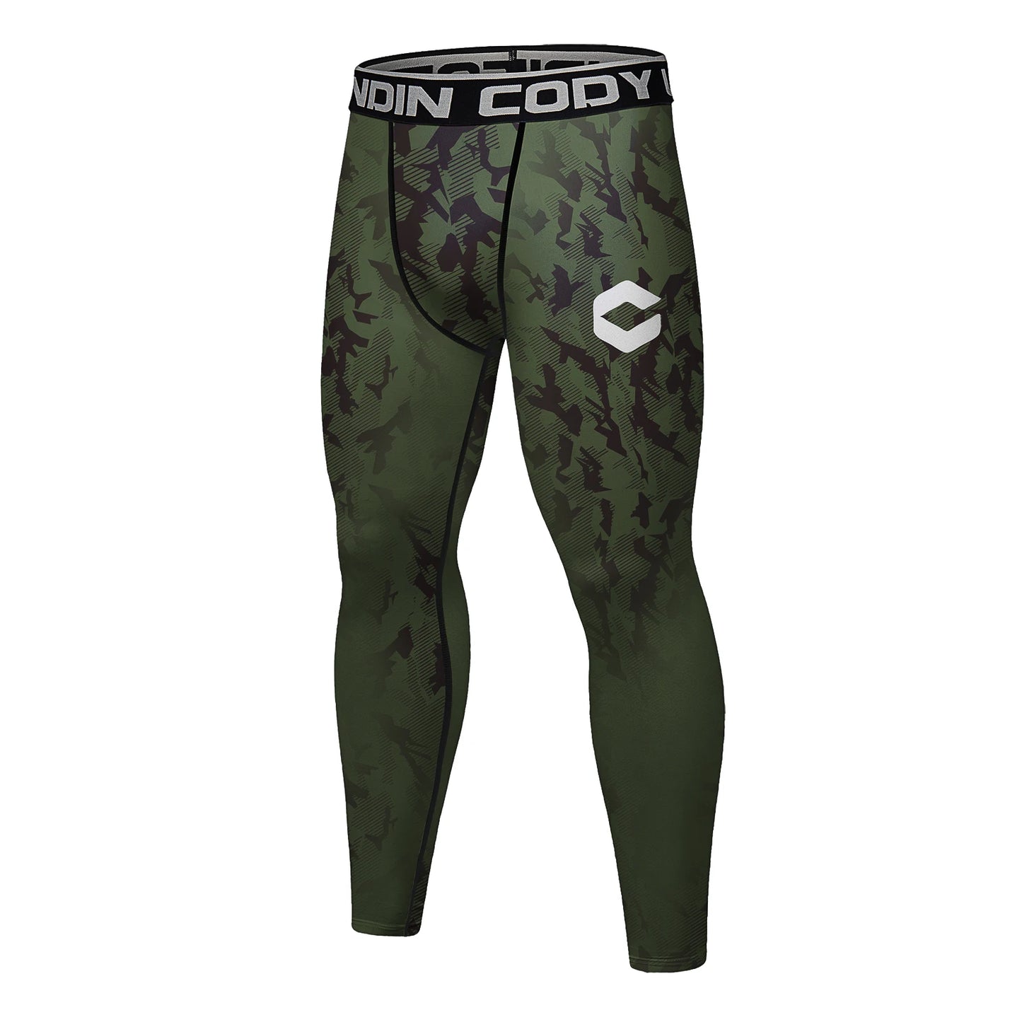 Camouflage Men's Compression Pants Athletic Leggings Non-Pocket Uv sun protection Riding Pants Stretch Gym Fitness Tights