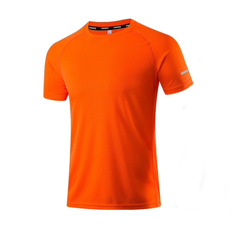 Quick Dry Men's T-shirt Athletic Wear Gym Male Camisetas Sportswear Compression Fitness Shirt Top Running Jersey Sport Clothing