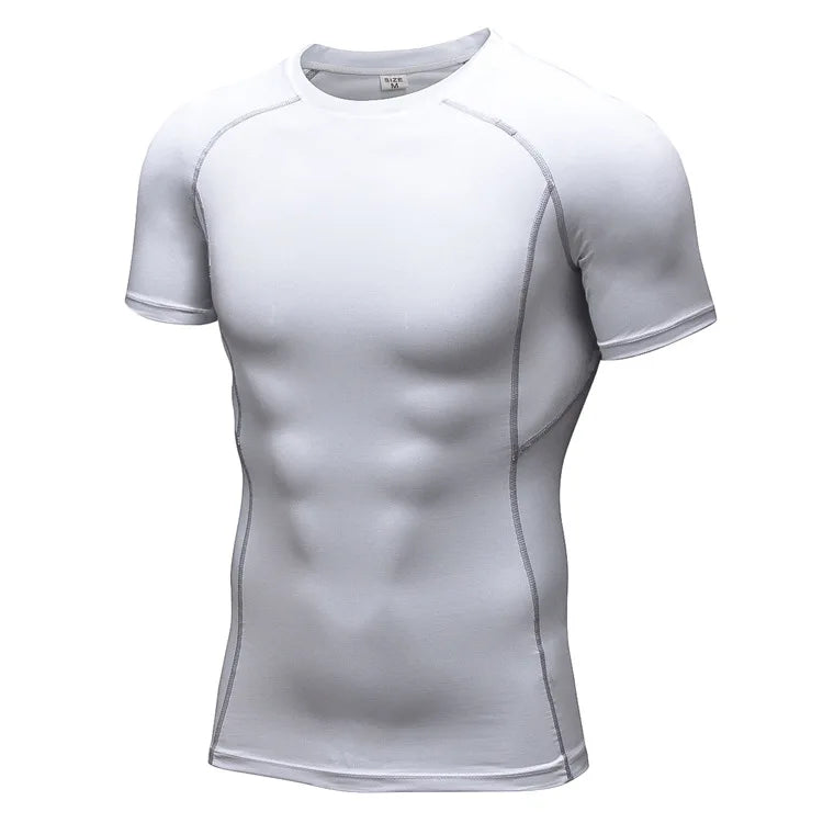 Men Yoga Gym Sports T-Shirts Compression Boy Exercise Tights Cycling Basketball Football Training Fitness Running Top Sweatshirt