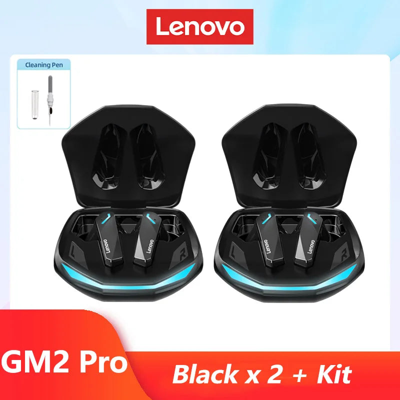 Original Lenovo GM2 Pro 5.3 Earphone Bluetooth Wireless Earbuds Low Latency Headphones HD Call Dual Mode Gaming Headset With Mic