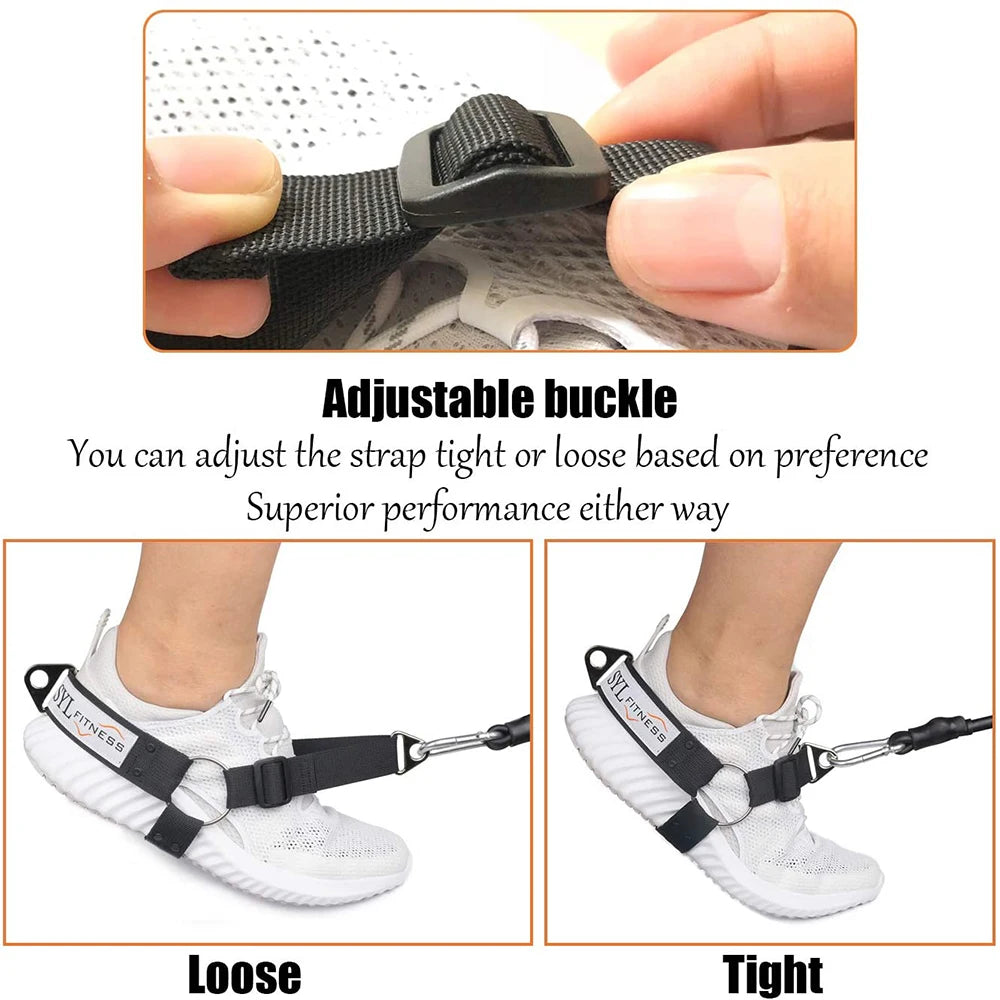 Ankle Straps Guard Buckle Lifting Rope Power Weight Fitness Resistance Band Body-Building Booty Bands Glute Workout Strap Home