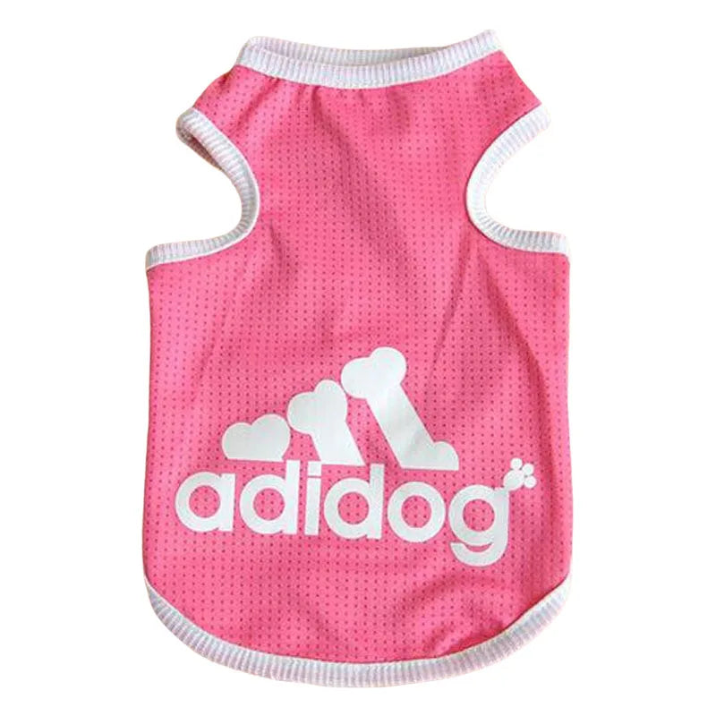 Summer Clothes for Small Dogs Adidog Breathable Mesh T-shirt for Medium Dogs Pet Supplies Puppy Cat Clothing Chihuahua Costume