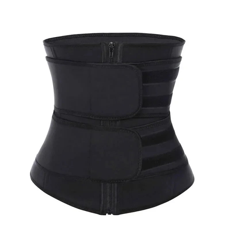 Qtree Women Waist Trainer Sauna Sweat Cincher Workout Trimmer Belt Weight Loss Girdle Body Shaper Compression Slimming Corset