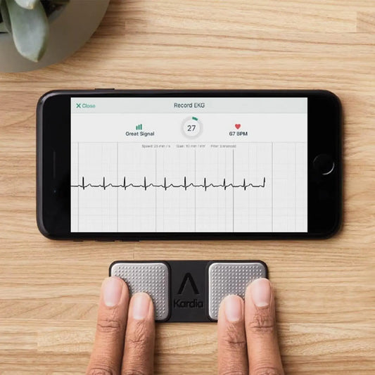 1-Lead Personal EKG Monitor  Record at Home  Detects AFib & Irregular Arrhythmias  Easy Results in 30 Seconds