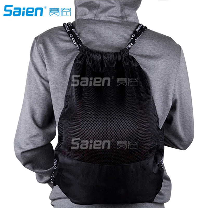 Racquet Sport Bags Sport Gym Sack Drawstring Backpack Bag Waterproof Drawstring Sport Bag, lightweight