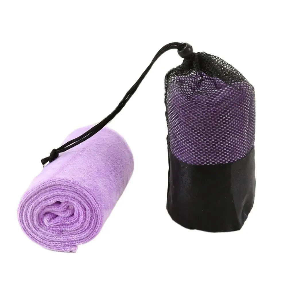 Fitness Equipment With Bundle Pocket Sports Towel Quick-Drying Storage Bag Gym Towel Soft Wiping Sweat Swimming Towel Cycling