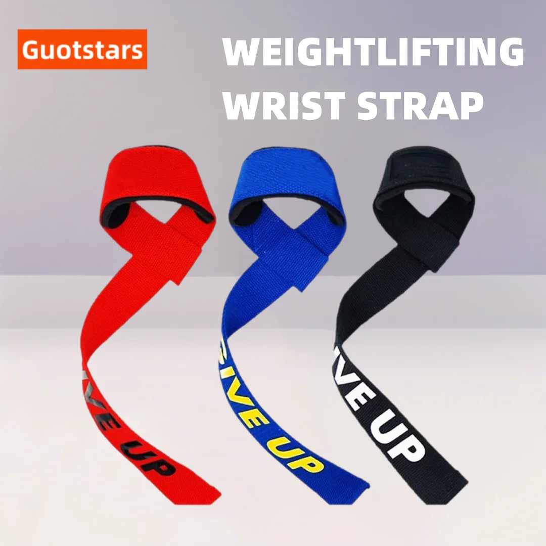 Fitness Lifting Wrist Strap Brace for Weightlifting Crossfit Bodybuilding Support Kettlebell Dumbbell Weights Strength Workout