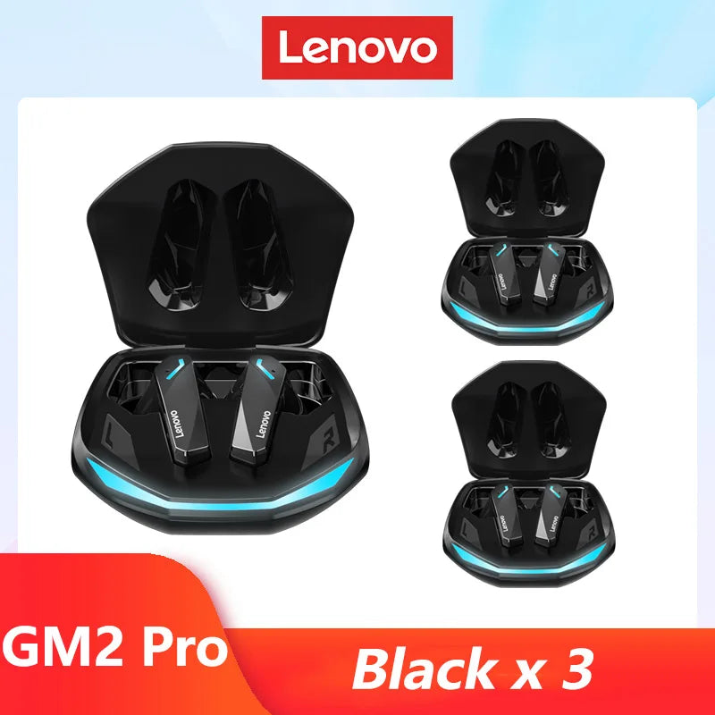 Original Lenovo GM2 Pro 5.3 Earphone Bluetooth Wireless Earbuds Low Latency Headphones HD Call Dual Mode Gaming Headset With Mic