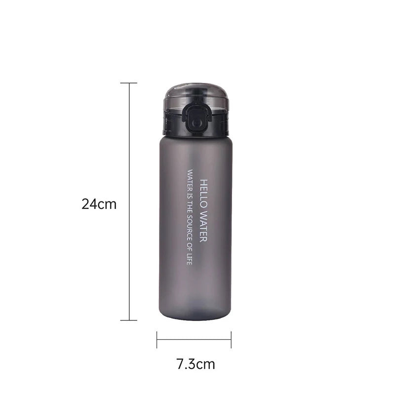 780ml Sports Water Bottle Large Capacity With Carrying Rope Leakproof Drinking Scale Cap Outdoor Travel Gym Fitness Jugs Kitchen