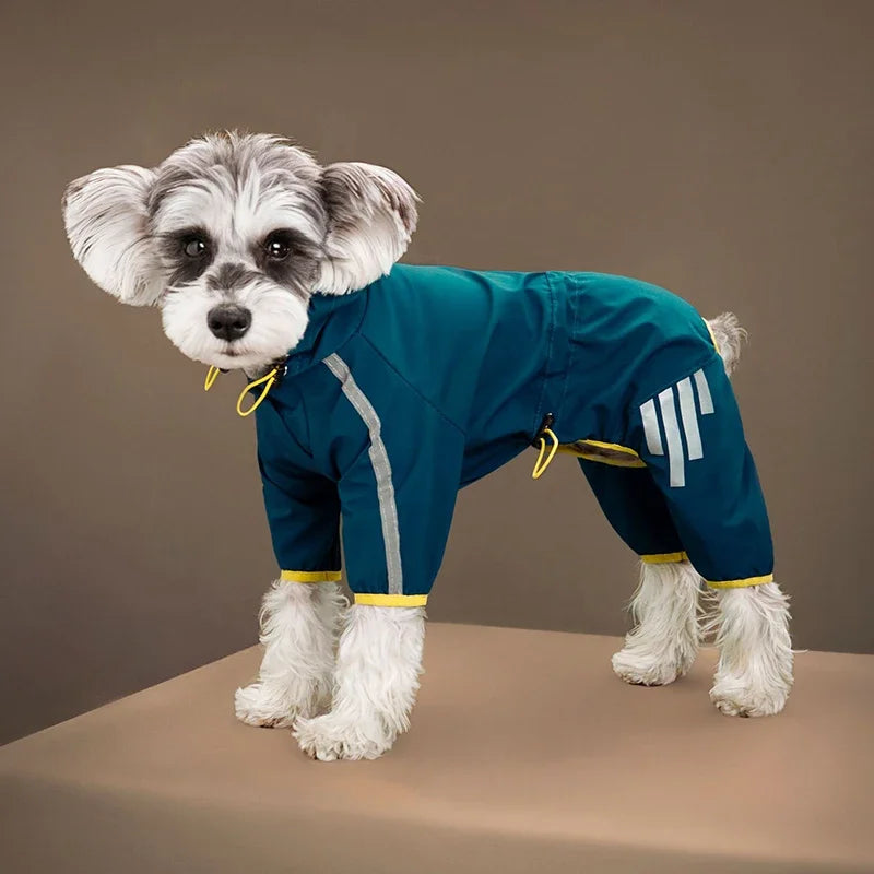 Waterproof Pet Clothes Puppy Raincoat for Small Medium Dogs Cats Hoodies Reflective Shih Tzu Overalls Chihuahua Pug Rain Coats