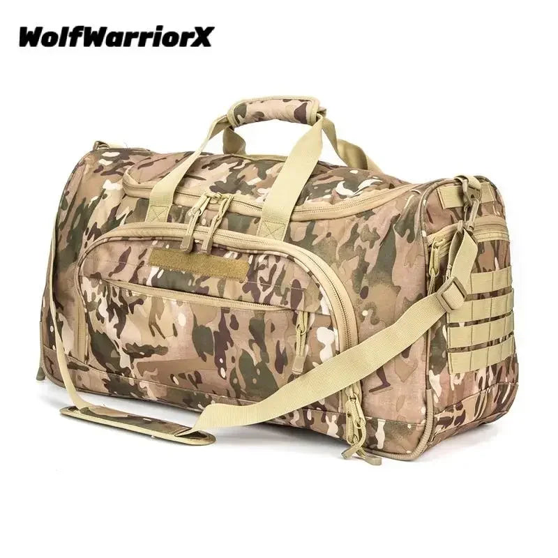 Travel Duffel camping Tote Bags for Sport Fishing Gym Golf Bag Large Capacity Luggage Bags Training Tactical Traveling bag