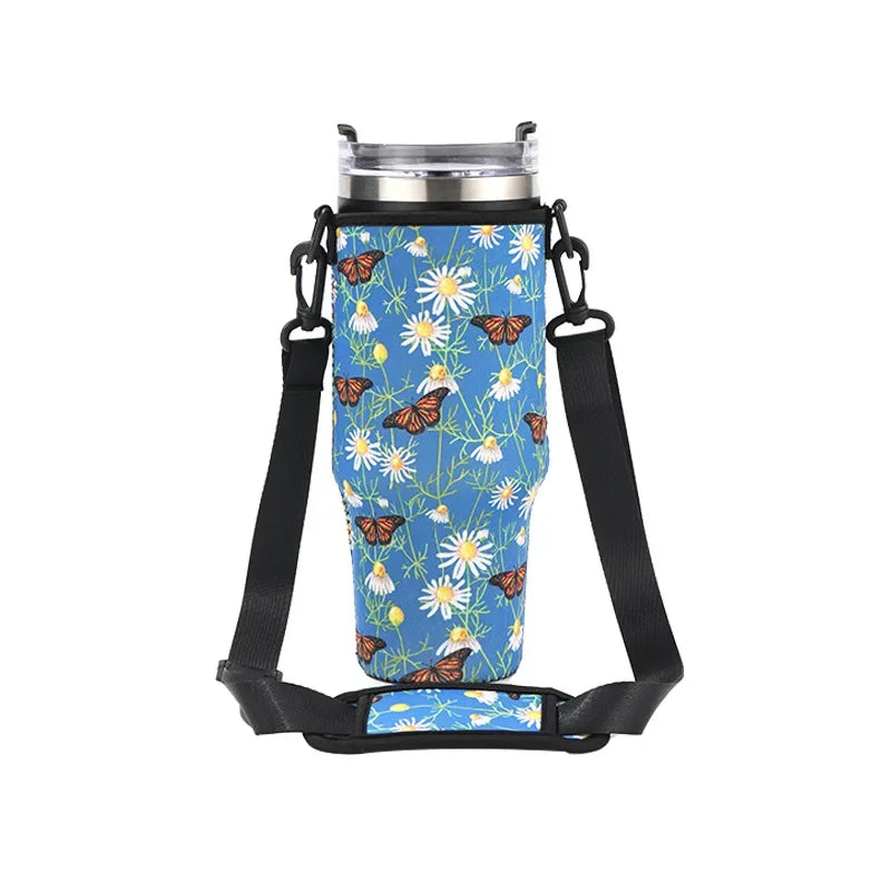 New 30oz/40oz Ice Brave Cup Set Water Cup Set Diving Material Cup Oblique Straddle Bag for Stanley Pattern Handle Water Bottle