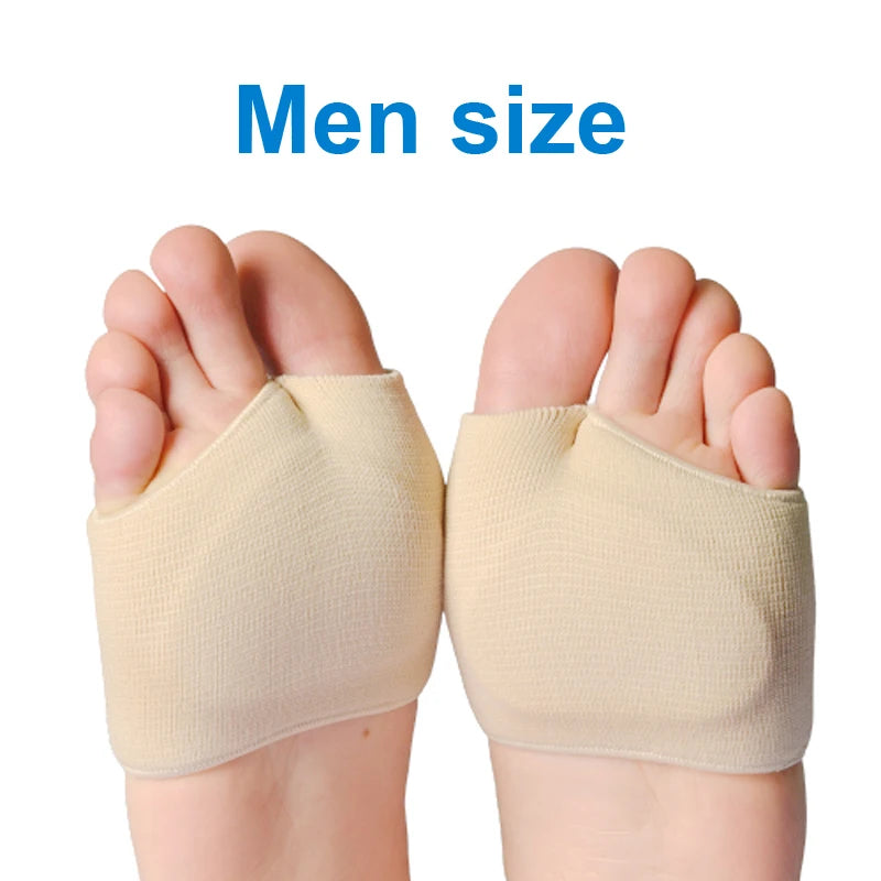 Sunvo Medical Forefoot Pads Sleeve for Hallux Valgus Corn Sore Calluses Bunion Pain Relief Metatarsal Foot Care Cushion Inserts