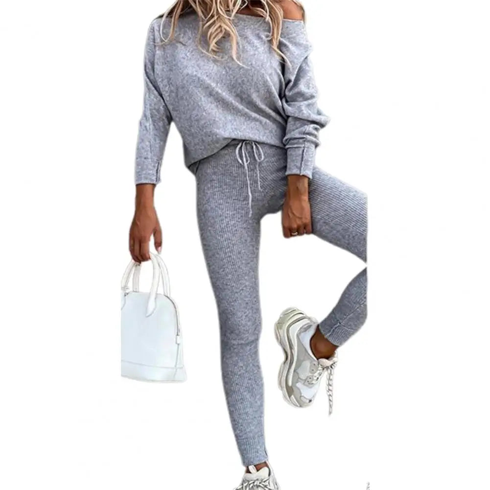 2024 Autumn 2 Piece Set Outfits Pajama Set Women Homewear Women Winter Lounge Wear Set Elegant Ladies Loungewear