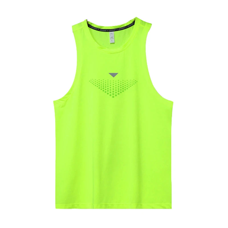 (M-3XL)Men Quick Dry Running Sport Vest Loose Fit Basketball Vest Plus Size Gym Singlets Fitness Tops Workout Sleeveless Shirt