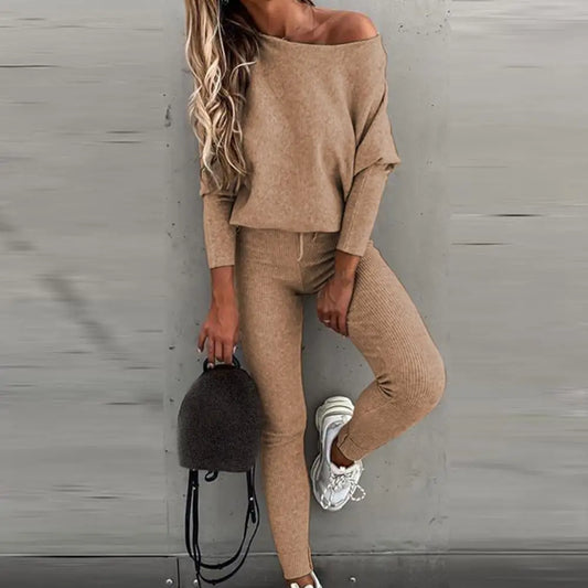 2024 Autumn 2 Piece Set Outfits Pajama Set Women Homewear Women Winter Lounge Wear Set Elegant Ladies Loungewear