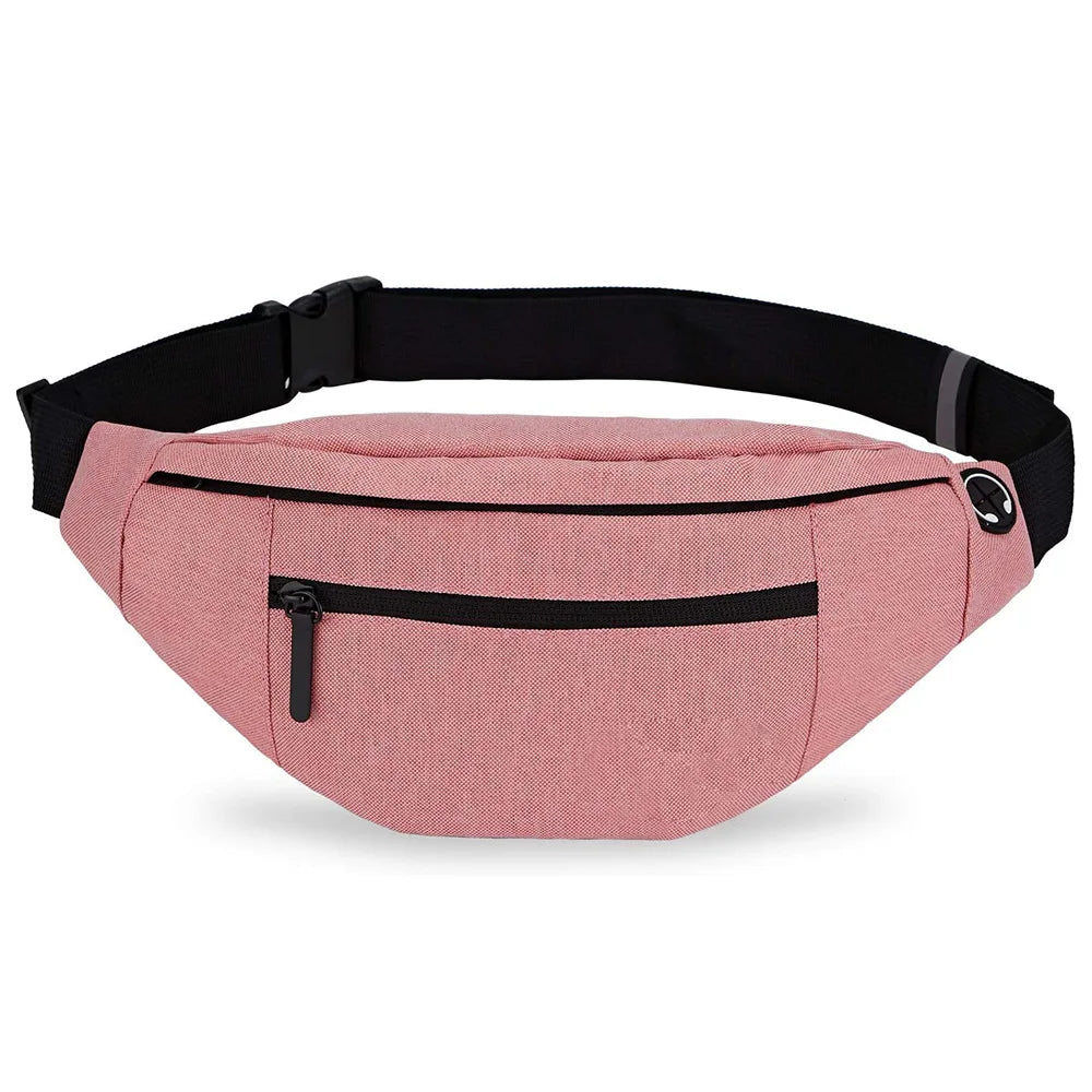 Outdoor leisure sports fanny pack waterproof fitness travel oblique span chest bag mobile phone backpack running fanny pack