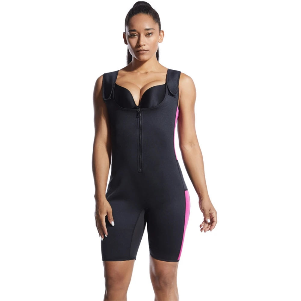 Women's Sport Sweat Suit Shapewear, Weight Loss Corset, Body Shaper, Slimming, Sleeveless Shapewear, Bodysuit