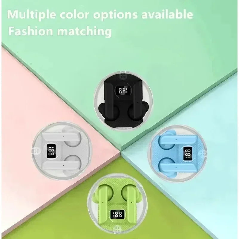 E10 Wireless Mini Earbuds LED Power Digital Display TWS Headset Stereo Sound Bluetooth-compatible 5.3 for iPone Xiaomi Lenovo