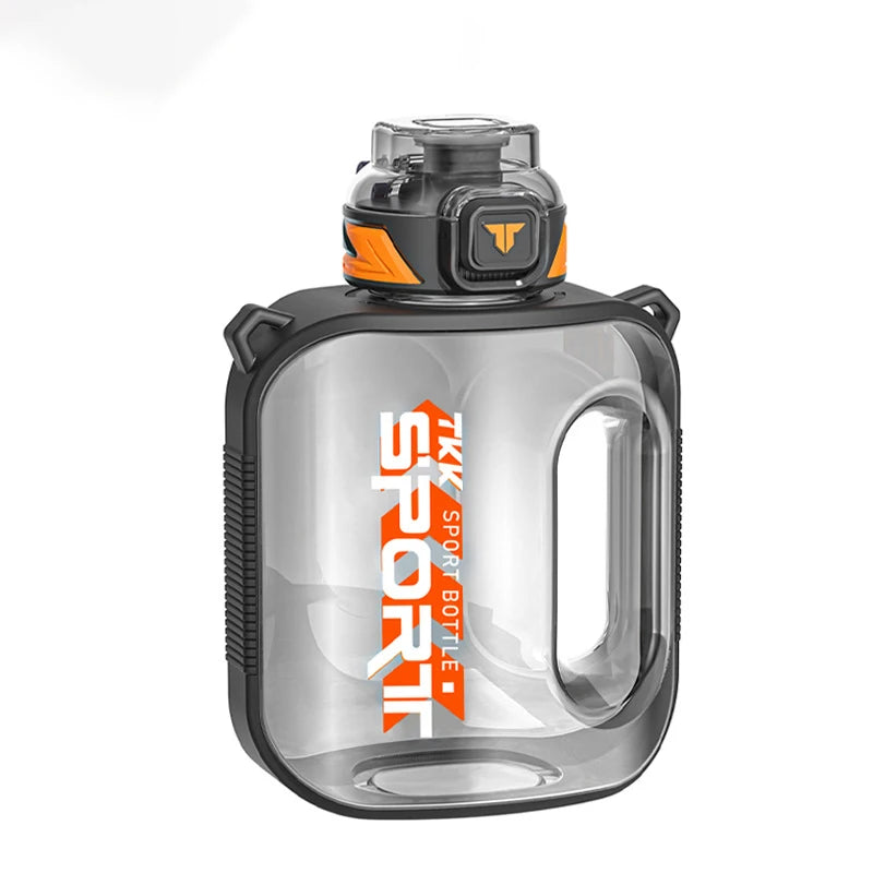 1/1.6/2L Sports Water Bottle TRITAN Large Capacity Creative Cup Heat Resistant Outdoor Adult Travel Kettle Gym Fitness Jugs