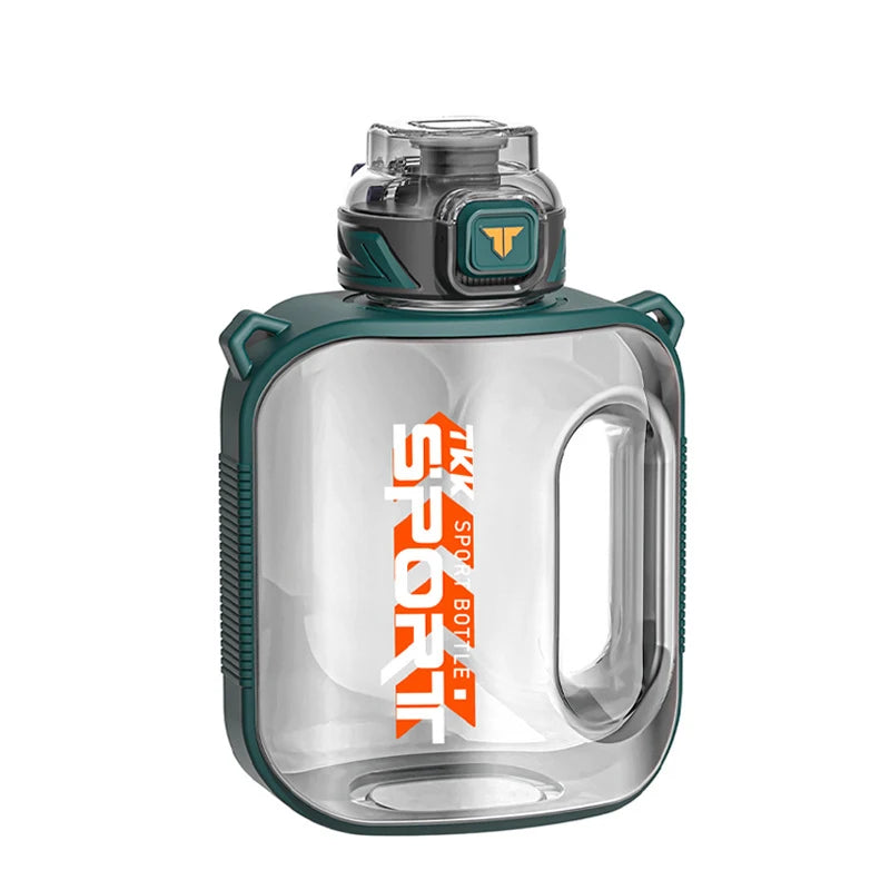 1/1.6/2L Sports Water Bottle TRITAN Large Capacity Creative Cup Heat Resistant Outdoor Adult Travel Kettle Gym Fitness Jugs