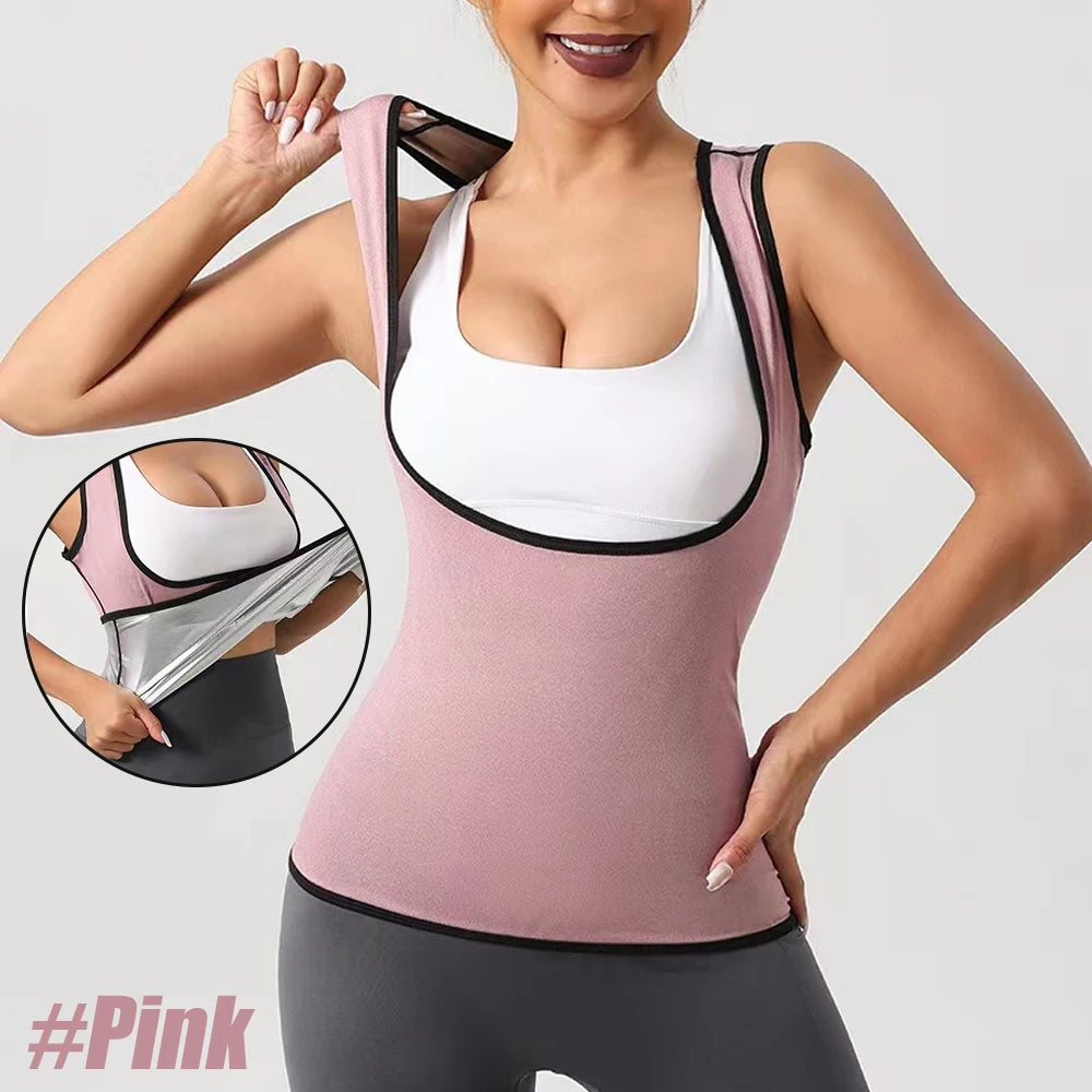 1Pcs Sauna Vest Sweat Waist Trainer for Women Lower Belly Fat & Sauna Suit Effect Neoprene Workout Tank Top  Ppower Lifting Belt