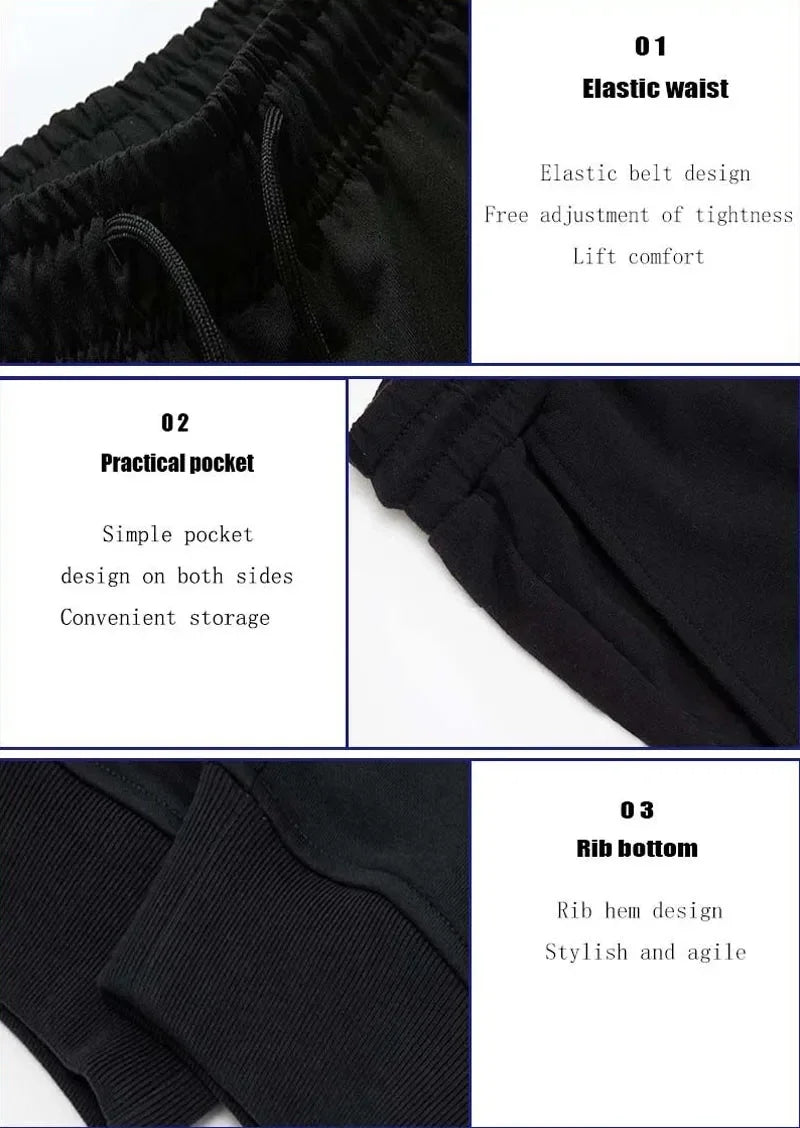 Men's casual everyday fashion Printed jogging pants Jogging pants side pocket elastic comfort slim pants S-3XL