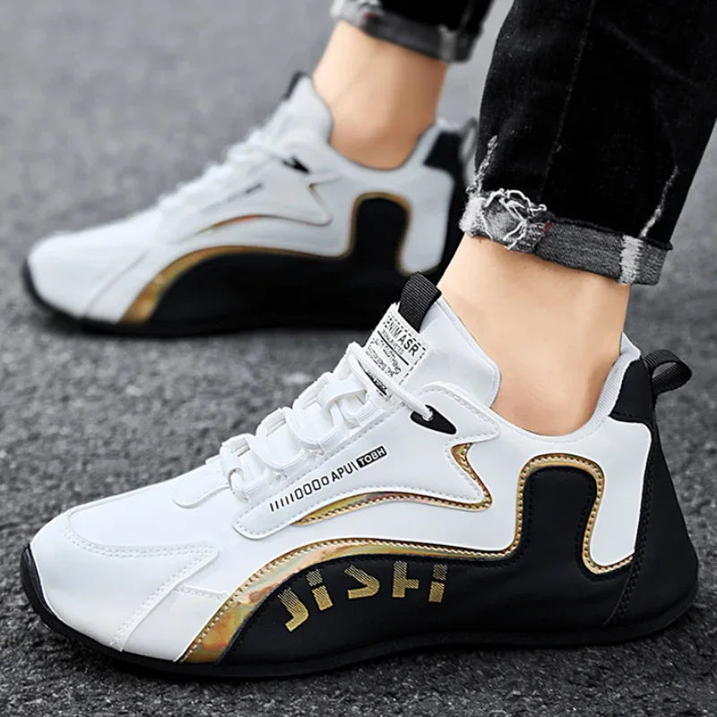 Men's Fashion Sneakers Outdoor Non-slip Running Shoes Breathable Comfortable Casual Sneakers Lightweight Flats Tenis Masculino