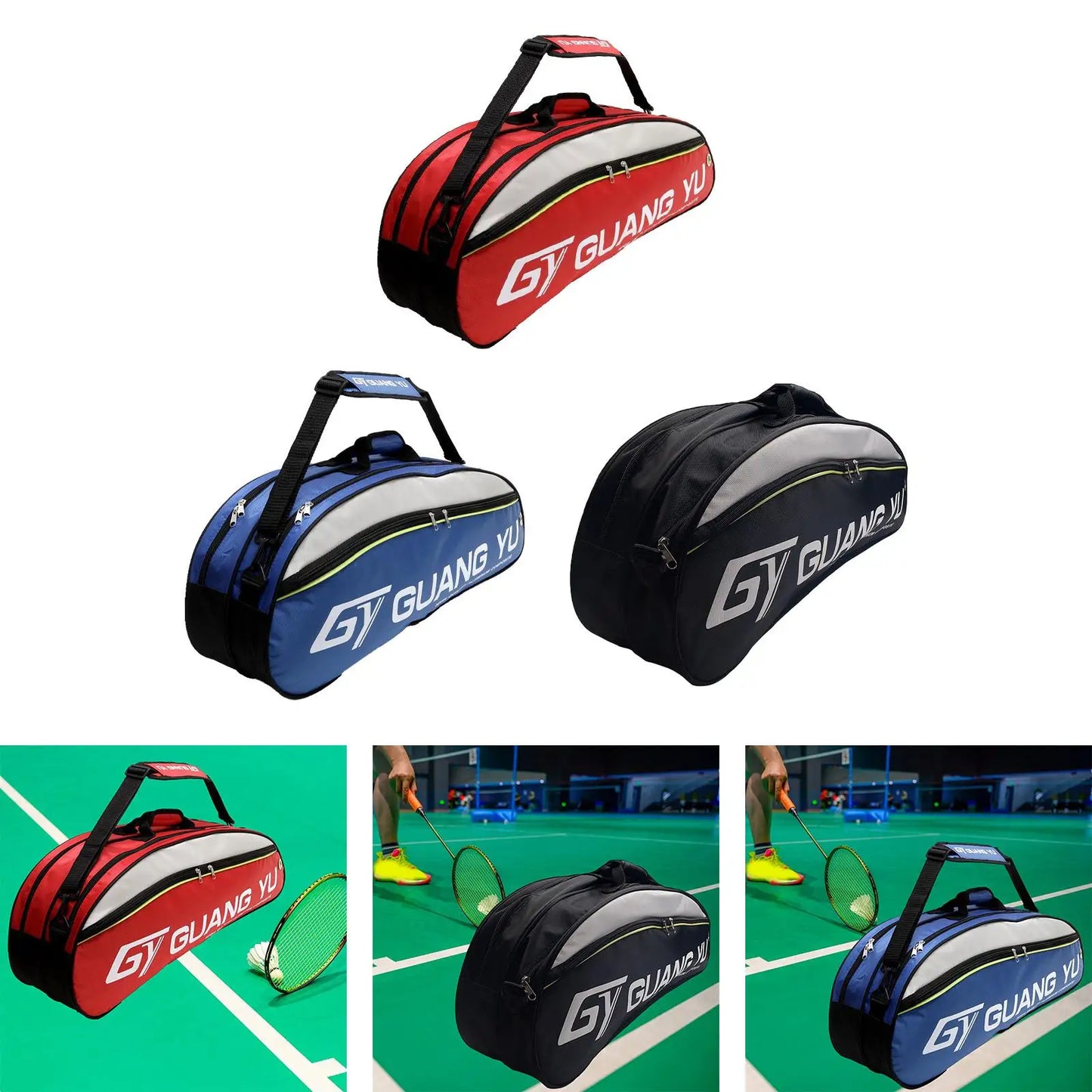 Tennis Racket Bag Gym Bag Tennis Handbag for Squash Racquets Competitions Professional Athletes Pickleball Racket Outdoor Sports