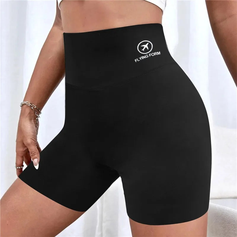 Women Seamless Yoga Shorts Spring Summer Hip Lifting Squat Proof High Elastic Fitness Legging Quick Drying Cycling Workout Tight