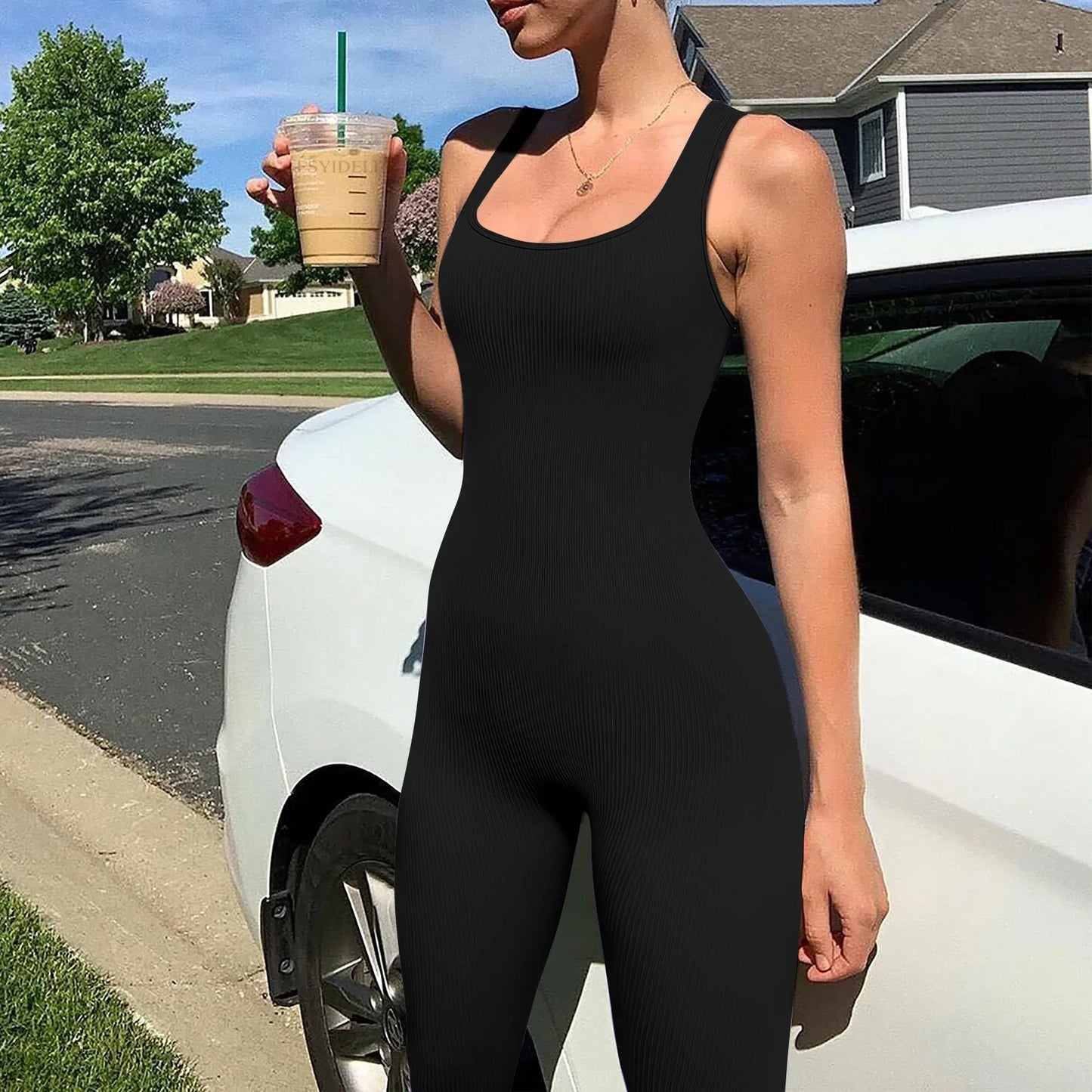 Sportswear woman gym Yoga jumpsuit Yoga pants women 2024Jumpsuit Threaded tight pants Fitness suit for wome Leggings for fitness