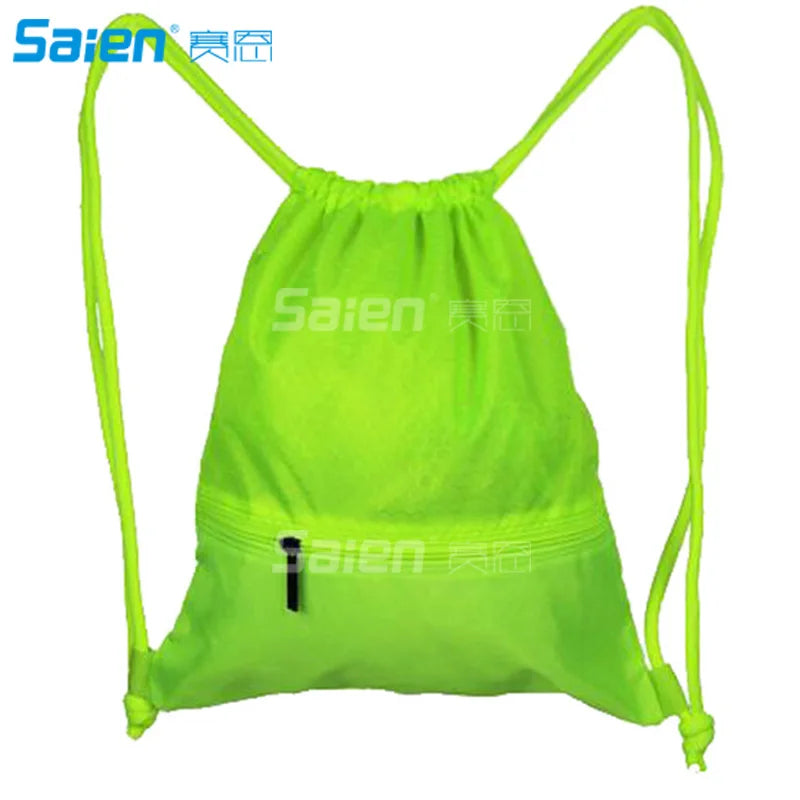 Racquet Sport Bags Sport Gym Sack Drawstring Backpack Bag Waterproof Drawstring Sport Bag, lightweight