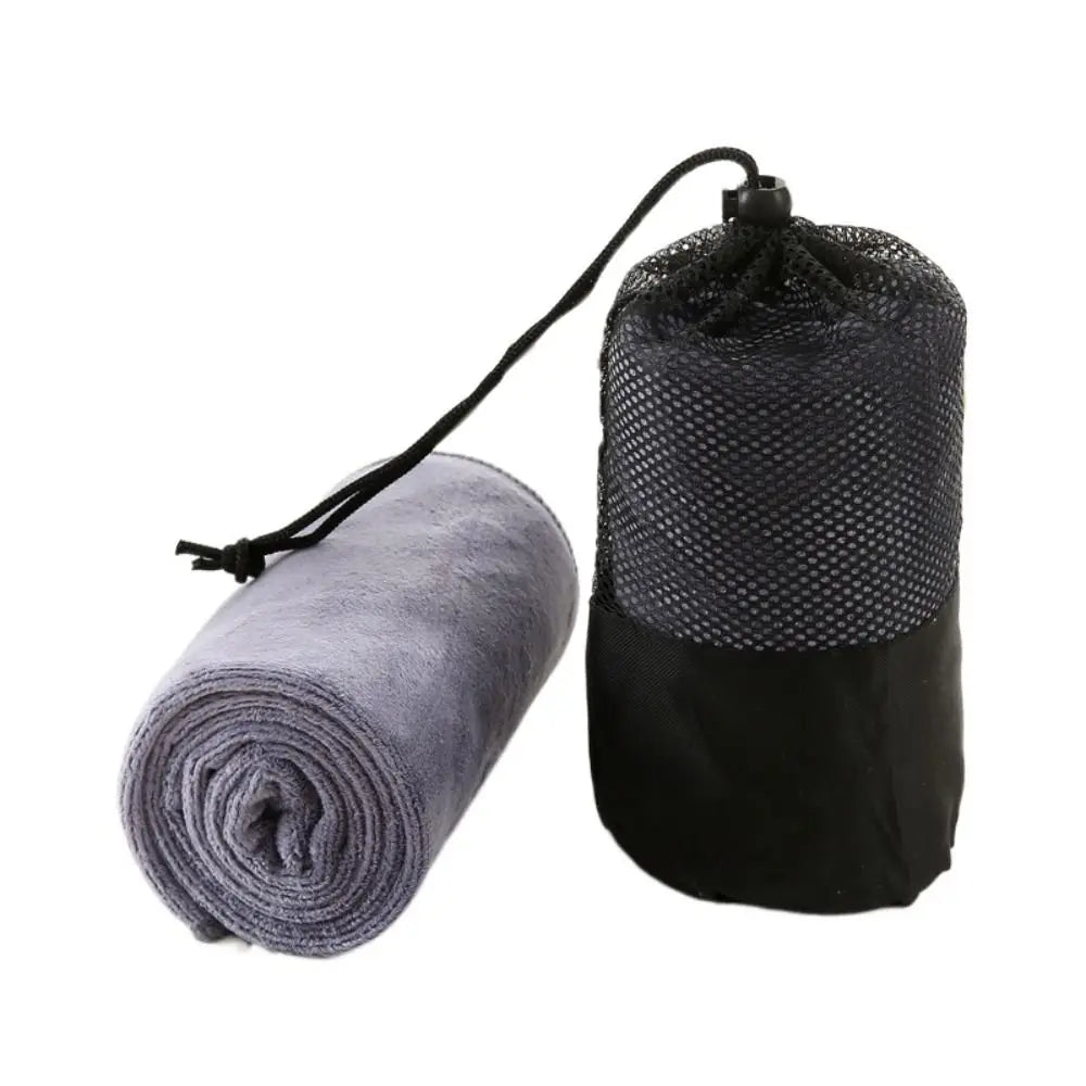 Fitness Equipment With Bundle Pocket Sports Towel Quick-Drying Storage Bag Gym Towel Soft Wiping Sweat Swimming Towel Cycling